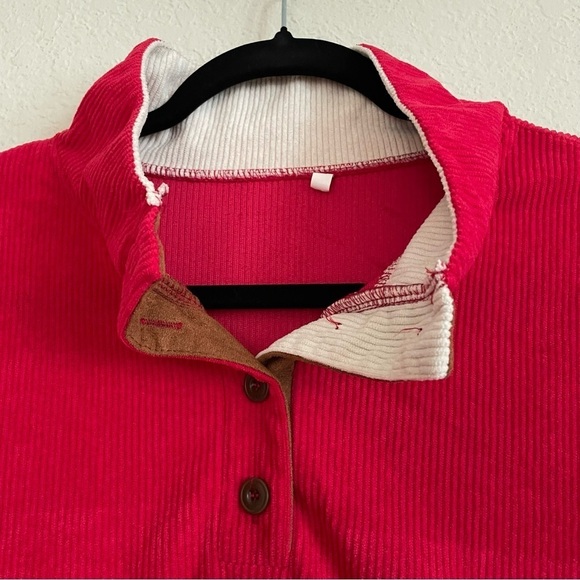 Christmas unbranded sweater size Large red festive lightweight patch holiday - Picture 6 of 6